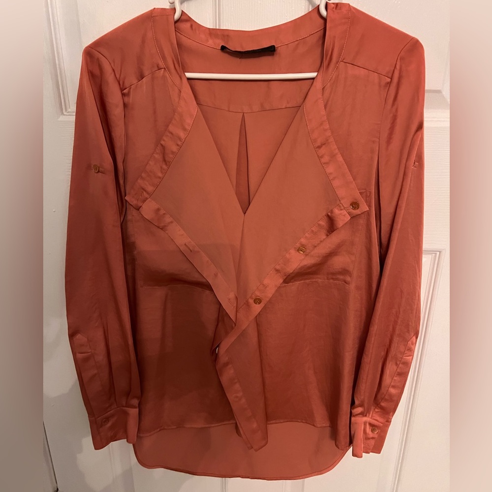 BCBG Satin Blouse